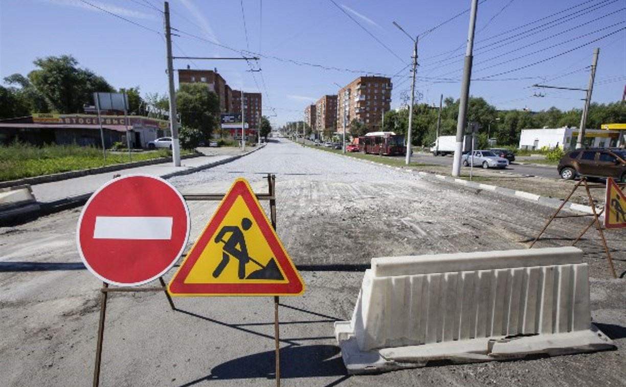 В Туле после ремонта откроют движение по улице Ложевой
