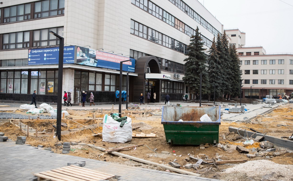 Из-за ремонта площади у главпочтамта на два дня запретят движение транспорта по ул. Каминского 