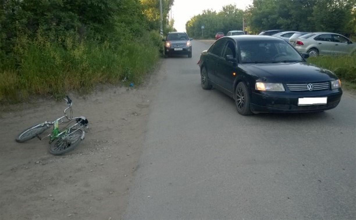 В Щекинском районе 11-летний велосипедист попал под колеса «Фольксвагена»