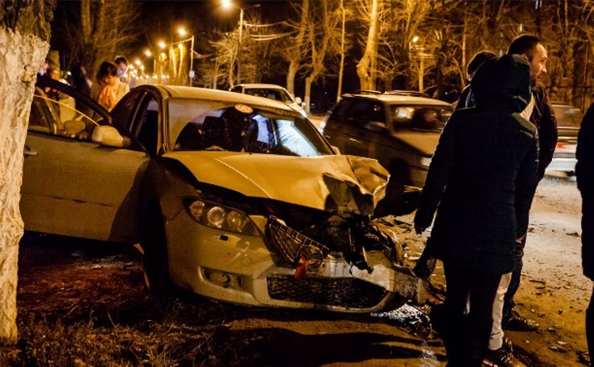 На улице Кирова столкнулись четыре автомобиля 