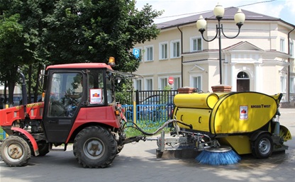 На уборку тульских тротуаров потратили свыше 1,5 миллиона рублей