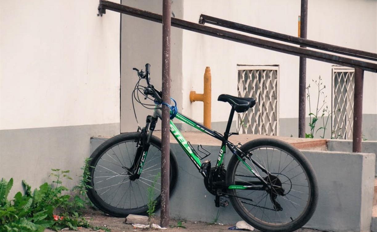Безработный житель Тульской области попался на краже велосипеда 