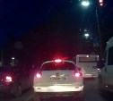 В Туле маршрутка и автобус грубо нарушили ПДД, проехав на красный свет