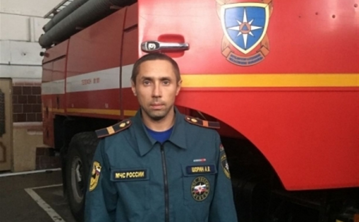 Лучшим пожарным Тульской области стал Алексей Шорин