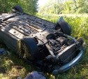 Водитель пострадал в ДТП-«перевёртыше»