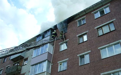 В Алексине пожарные спасли 14 человек