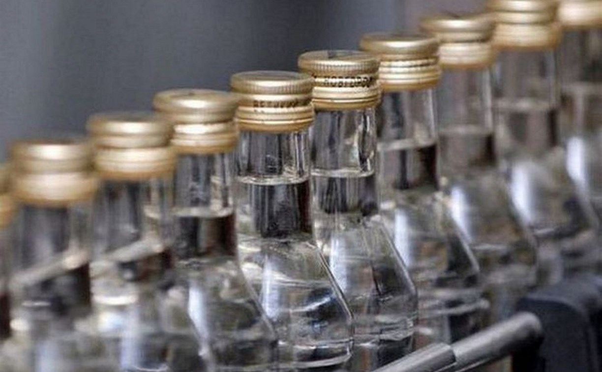 Тульские полицейские изъяли 19 тысяч бутылок контрафактного алкоголя