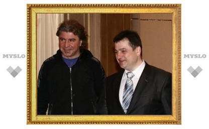 Сосо Павлиашвили приехал поздравить тульского губернатора