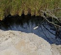 «Озеро» с нефтепродуктами в тульском поселке засыпают доломитовой мукой