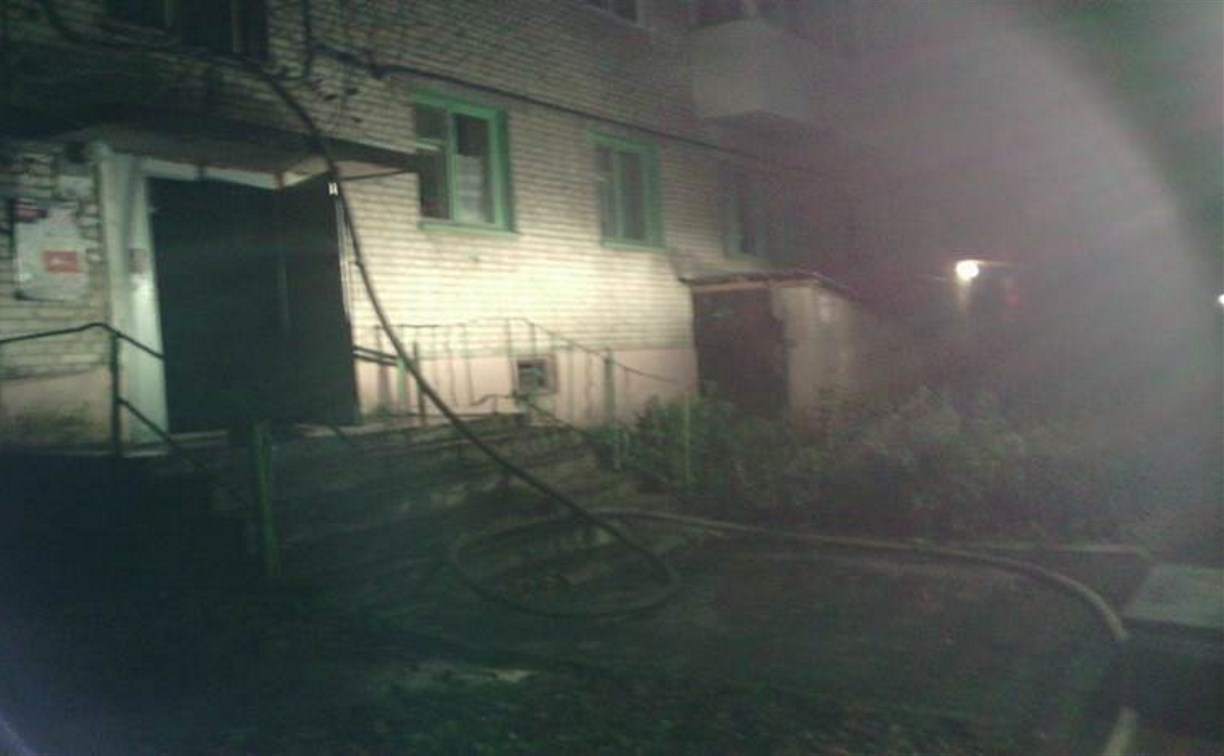 В Новомосковске при пожаре погибли двое мужчин