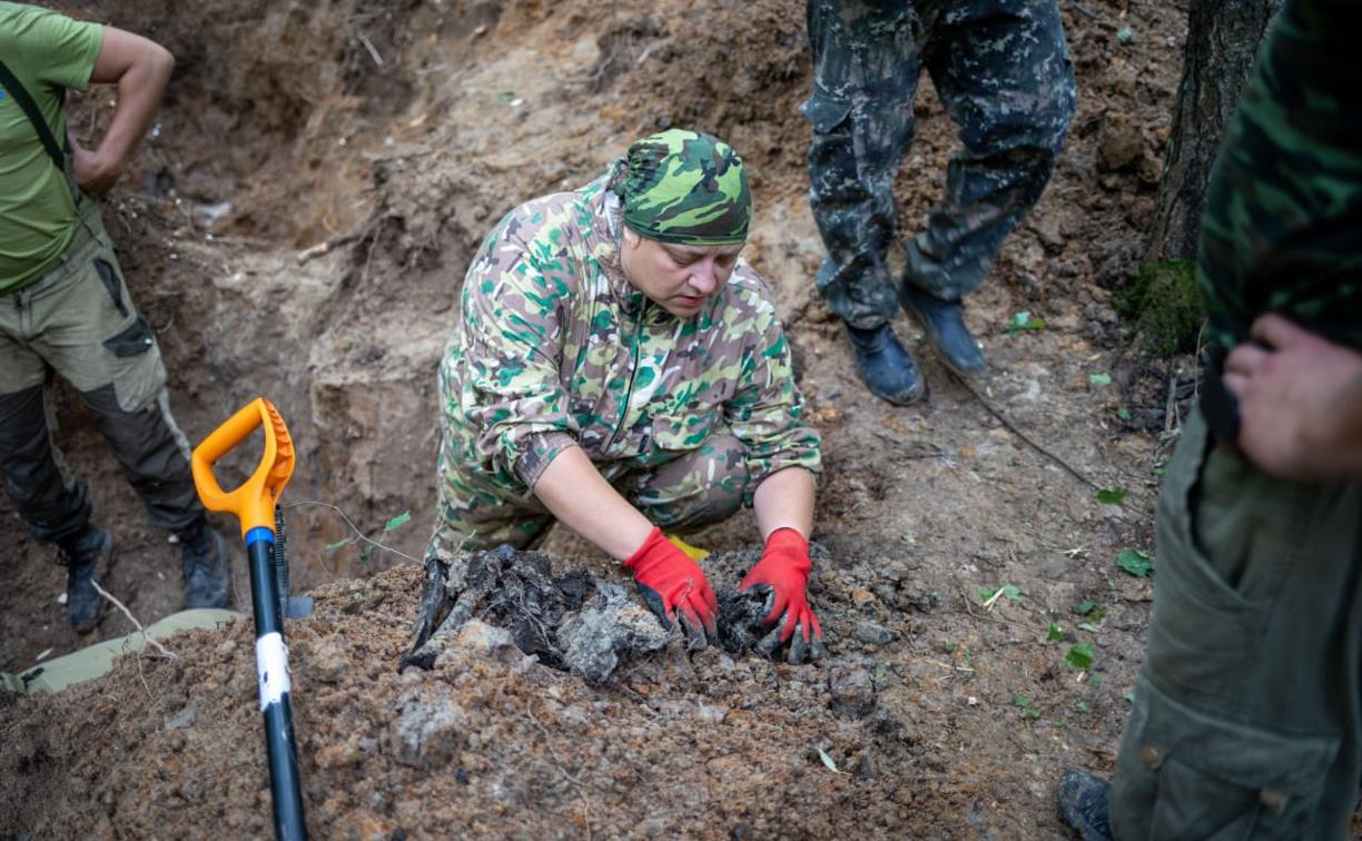Под Тулой найдены останки красноармейцев, павших в боях с танками Гудериана