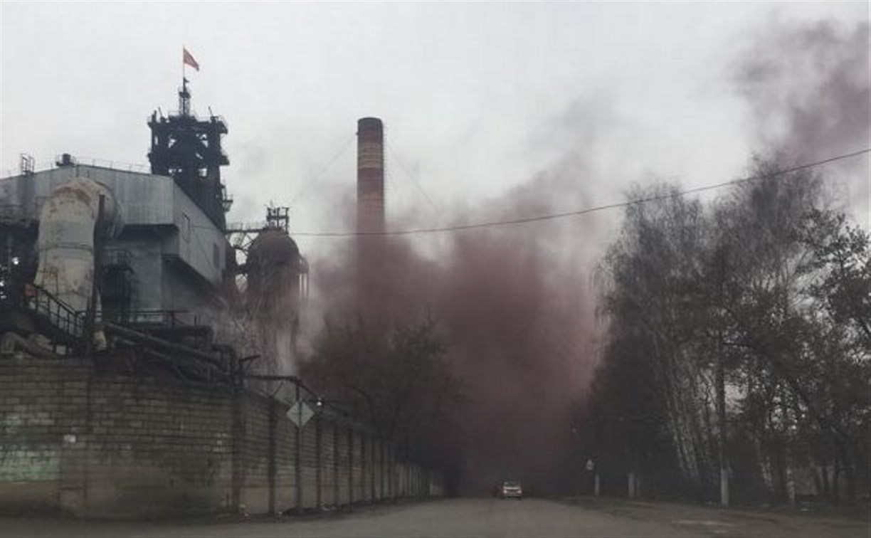 Названа причина мощного выброса на Косогорском металлургическом заводе 