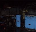 Вечером 13 января в Туле сгорел автобус