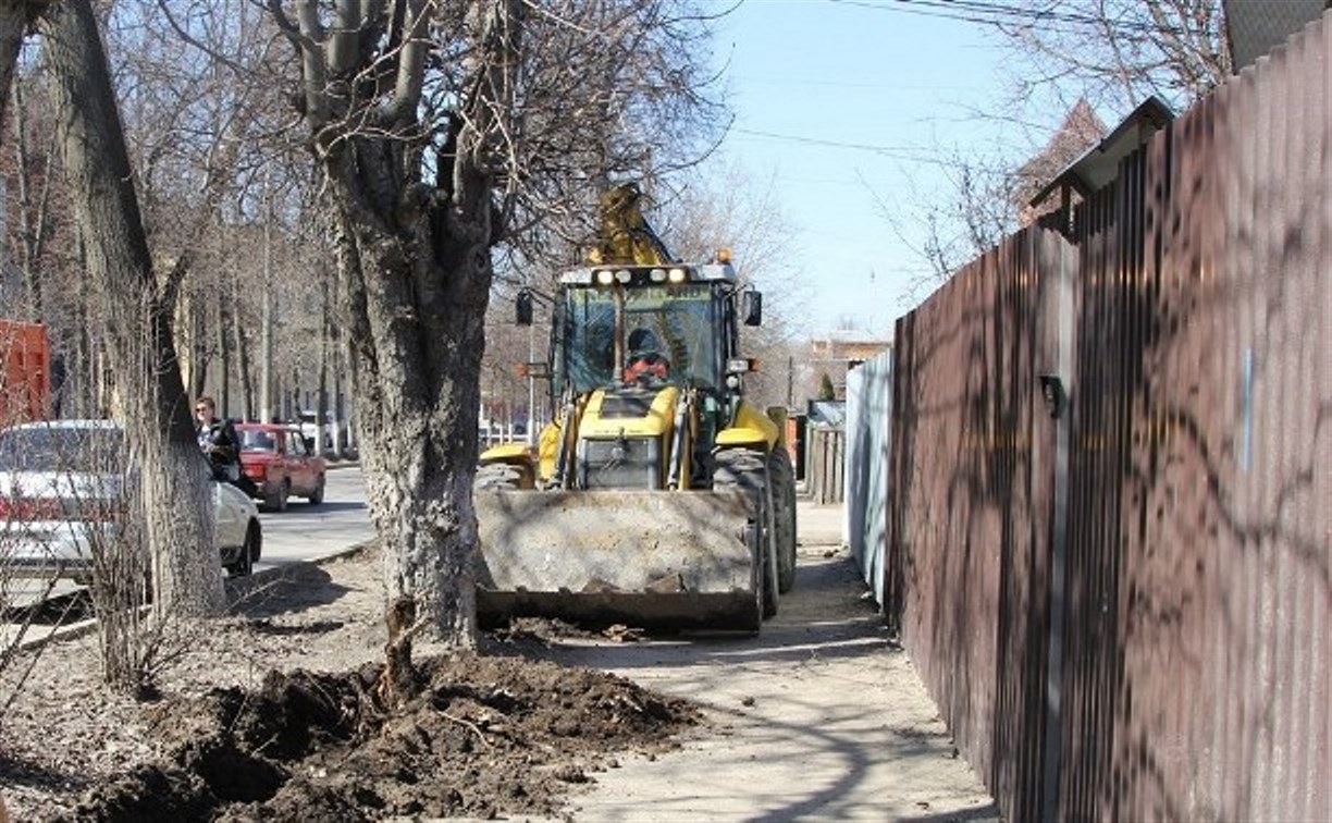 В Туле стартовал ремонт тротуаров