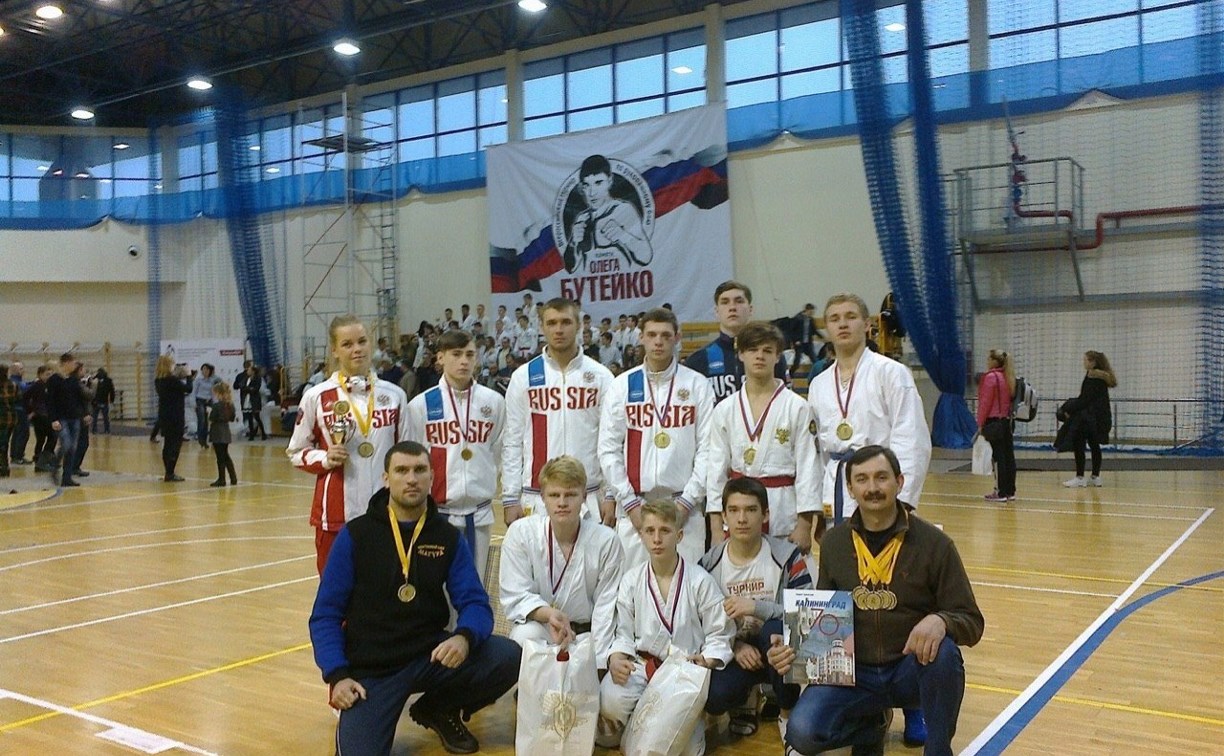 Тульские рукопашники привезли семь золотых медалей из Калининграда