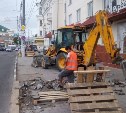 В Туле на ул. Советской стартовали работы по ремонту тротуара