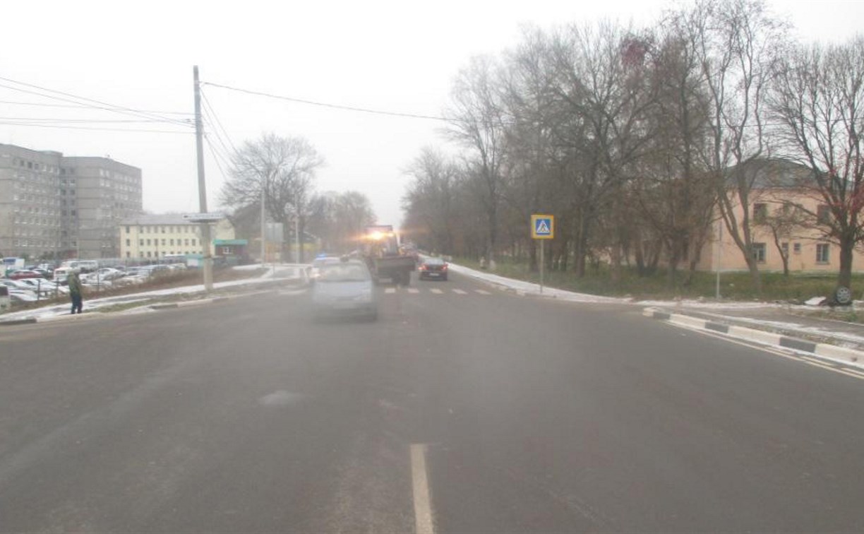 В Новомосковске автоледи на «Матизе» сбила мужчину