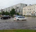 В Туле после ливня опять затопило Красноармейский проспект