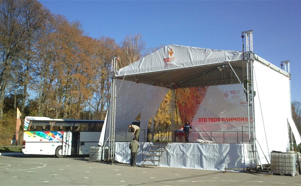В Ясной Поляне вовсю идет подготовка к проведению Эстафеты Олимпийского огня