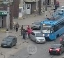 Из-за ДТП на ул. Марата в Пролетарском районе встали трамваи