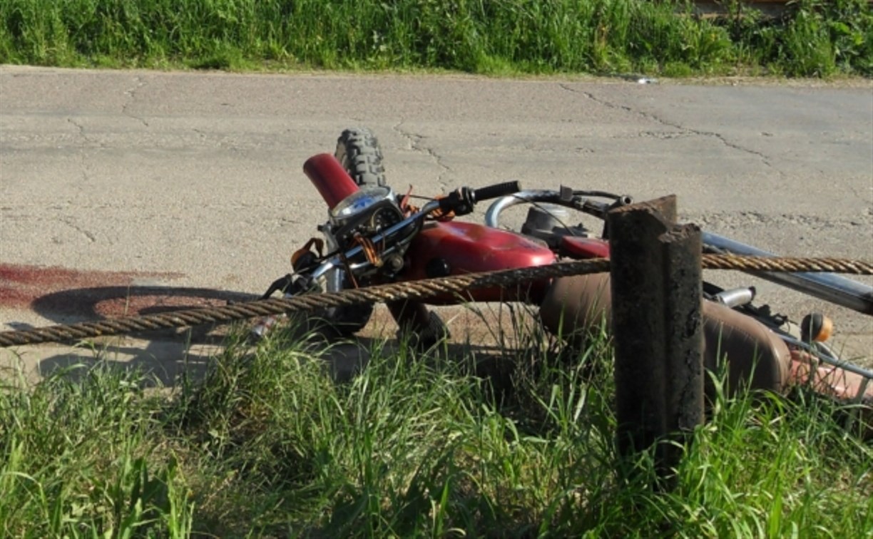 15-летний мальчик въехал на скутере в газопровод