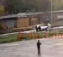 В Новомосковске легковушка сбила девочку-подростка: видео