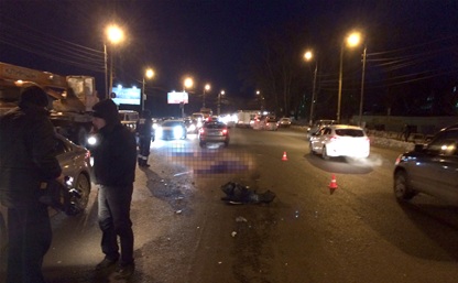 ДТП на Новомосковском шоссе: погибли два пешехода