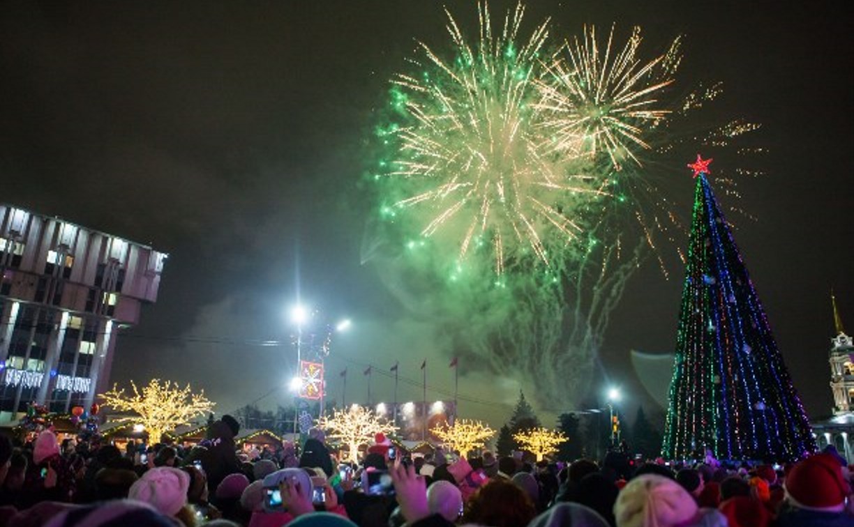 В поселках Большой Тулы наступление Нового года отметят фейерверком