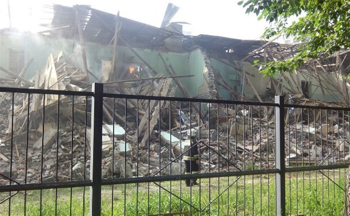 В Туле загорелось здание заброшенной школы
