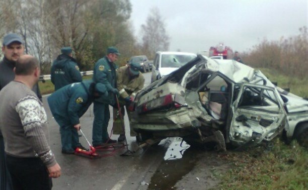 В аварии на автодороге «Тула-Белёв» погибли женщина и ребенок