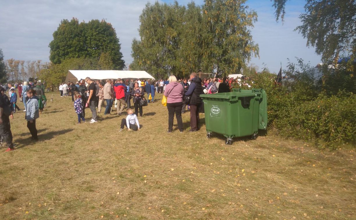 Тульский филиал ООО «МСК-НТ» организовал сбор отходов на фестивале «Куликово поле»