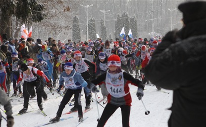 В Туле лыжники определили чемпионов города