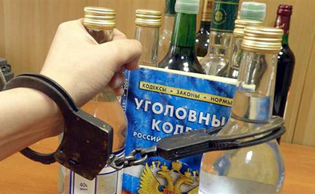 В Заокском районе москвич подозревается в краже алкоголя