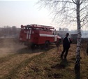 В Ленинском районе из-за поджогов травы сгорела дача