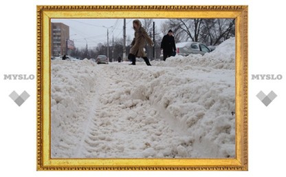 За минувшие сутки в Туле вывезено 1 352 кубометра снега