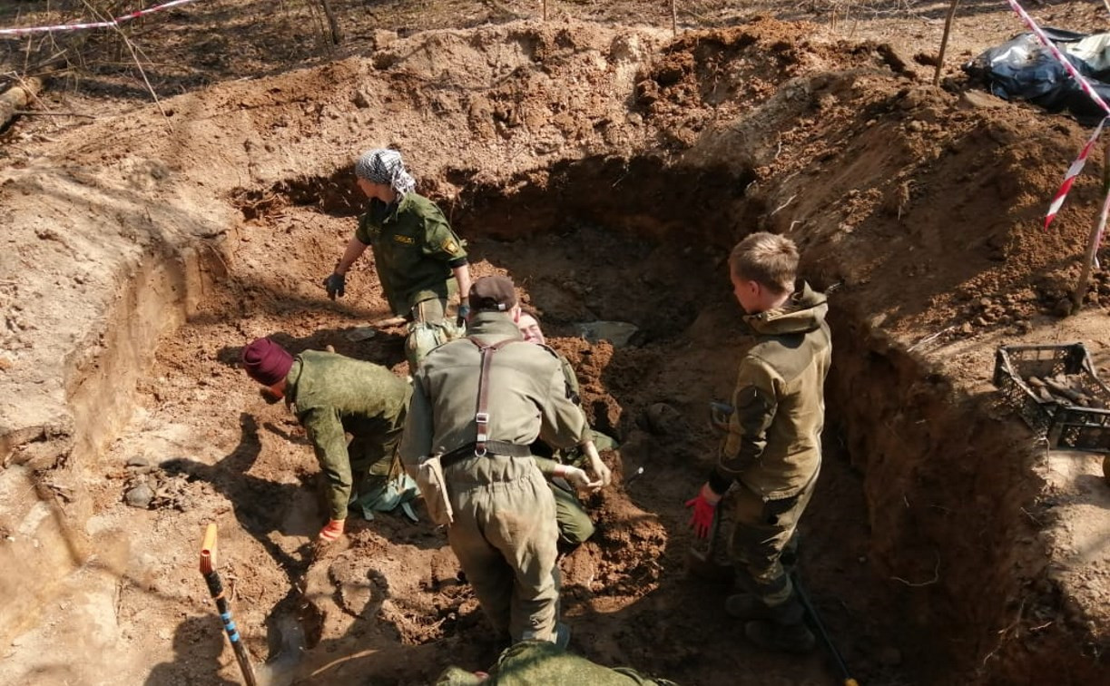 В Арсеньевском районе поисковики подняли останки 220 бойцов и командиров