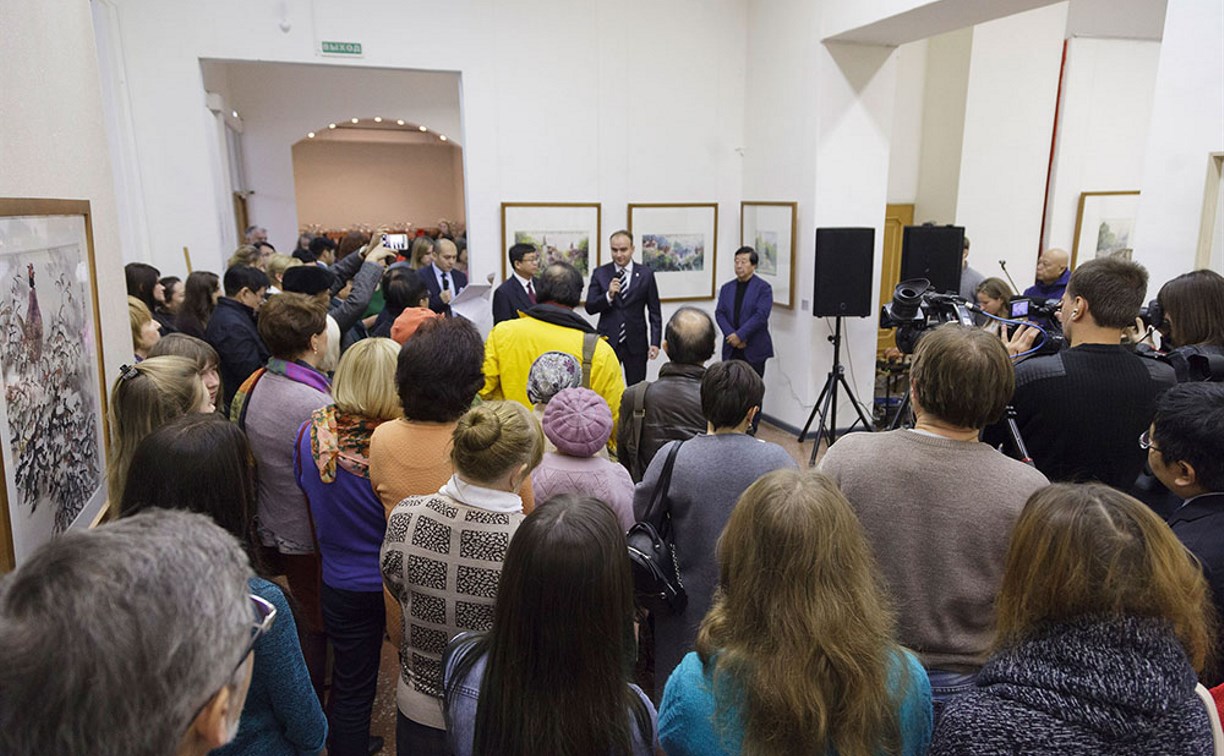 В Туле открылась выставка китайской живописи и каллиграфии