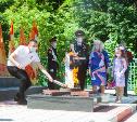 В Советске открыли обновленный мемориал «Скорбящий воин и женщина»