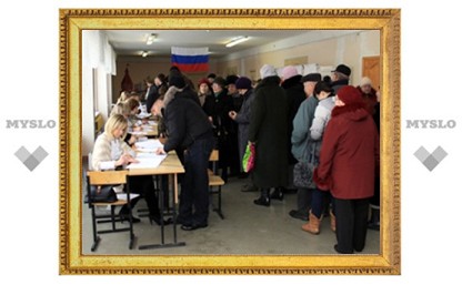 К 12:00 в Тульской области явка на выборы - более 20%