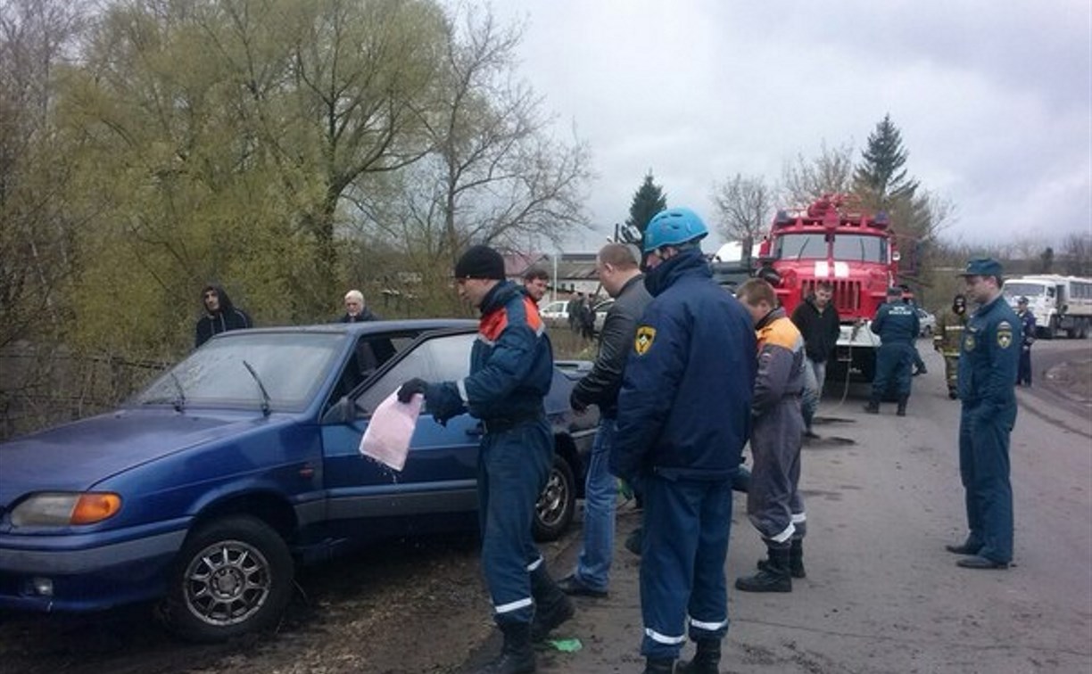 В Киреевском районе в утонувшей в пруду «Ладе» обнаружили труп водителя 