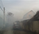На ул. Руднева в Туле горит частный дом