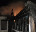 По неизвестной причине в Щекино загорелся частный дом