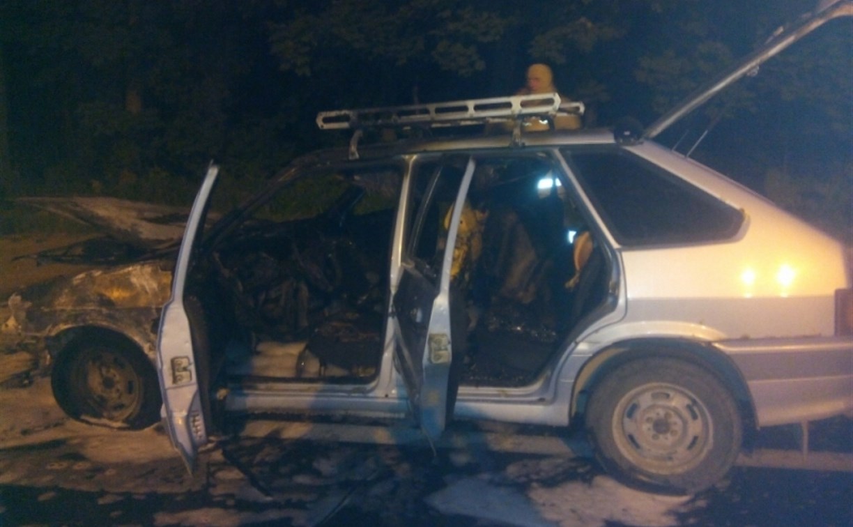 За ночь в Тульской области сгорели три автомобиля