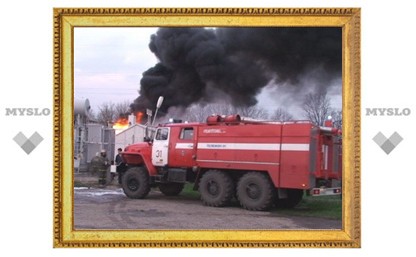 Пожар в Плавске тушили 10 подразделений
