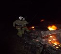 В деревне Клищино сгорела дача