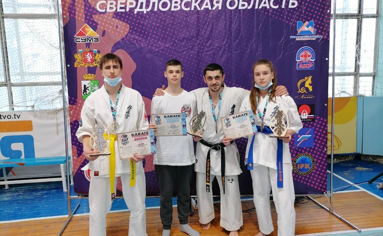 Алексинские каратисты выступили на открытом чемпионате Свердловской области