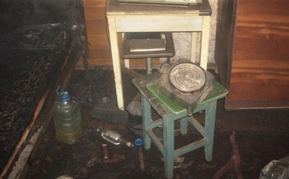 При пожаре в кимовском бараке погиб мужчина