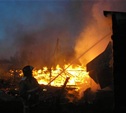 В Заокском районе сгорели три дачи