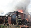 На Калужском шоссе сгорел жилой дом