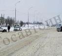 В Алексинском районе при попутном столкновении авто пострадала женщина
